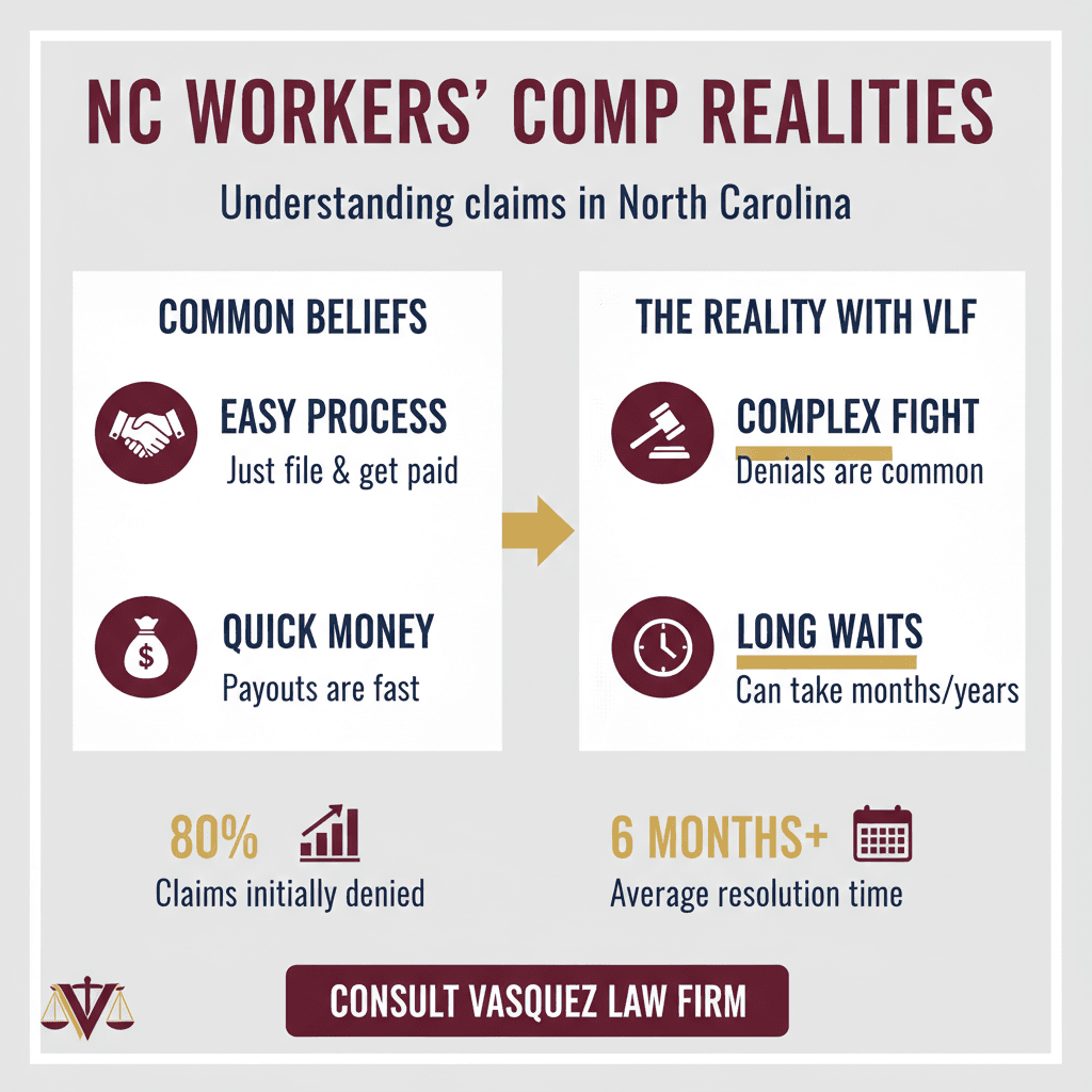 Process Timeline for Workers' Compensation Guide for Charlotte NC