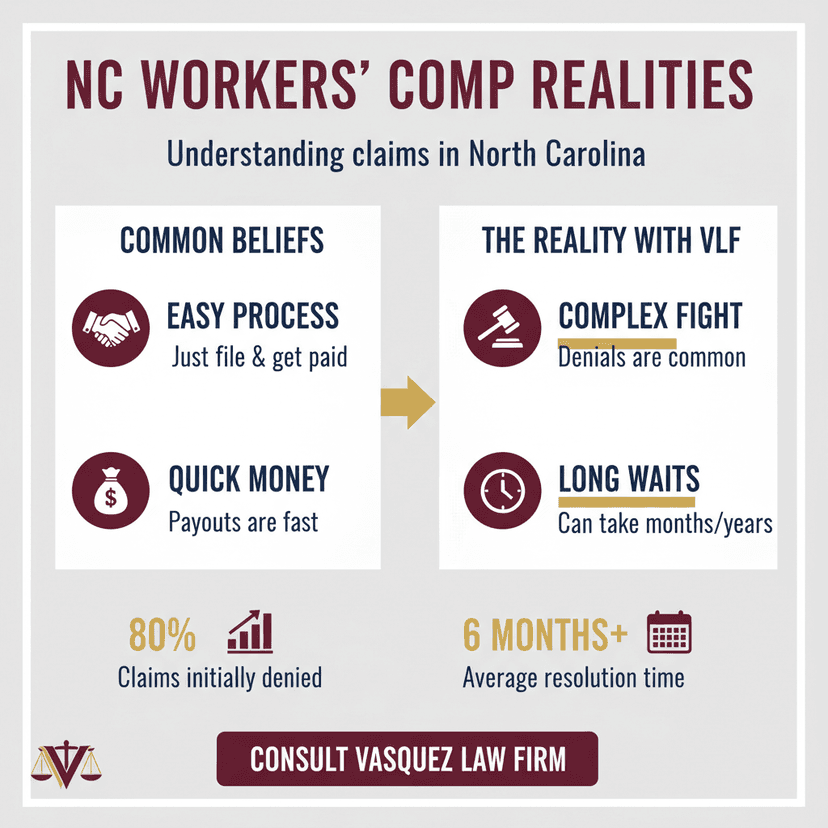 Process Timeline for Workers' Compensation Guide for Charlotte NC