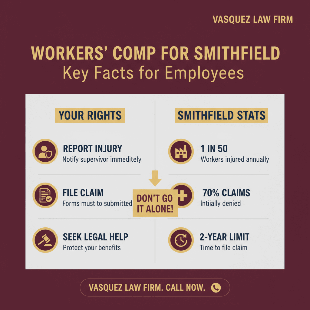Línea de Tiempo del Proceso para Guía Completa de Compensación Laboral en Smithfield en 2026