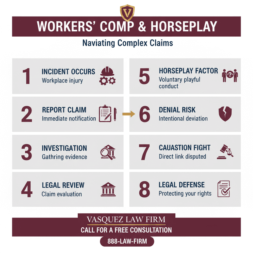 Process Timeline for Can You Get Workers Comp If You Were Injured During Horseplay in 2026