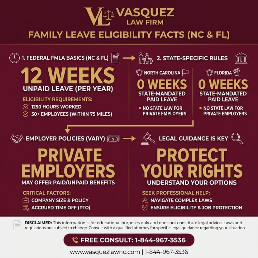 Process Timeline for How Family Leave Works in Charlotte NC and FL in 2026
