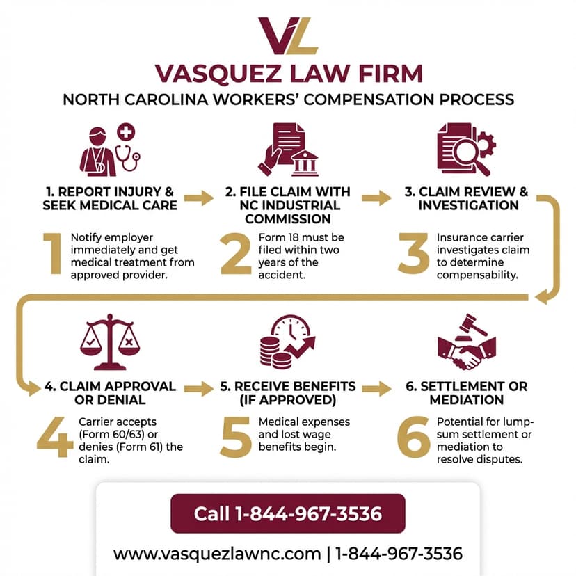 Process Timeline for How MACT Claims Work in Raleigh Workers Compensation 2026