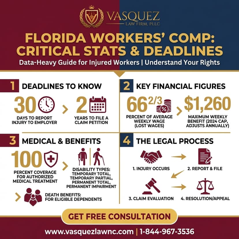 Key Statistics and Data for How Florida Workers Compensation Helps You Recover in 2026