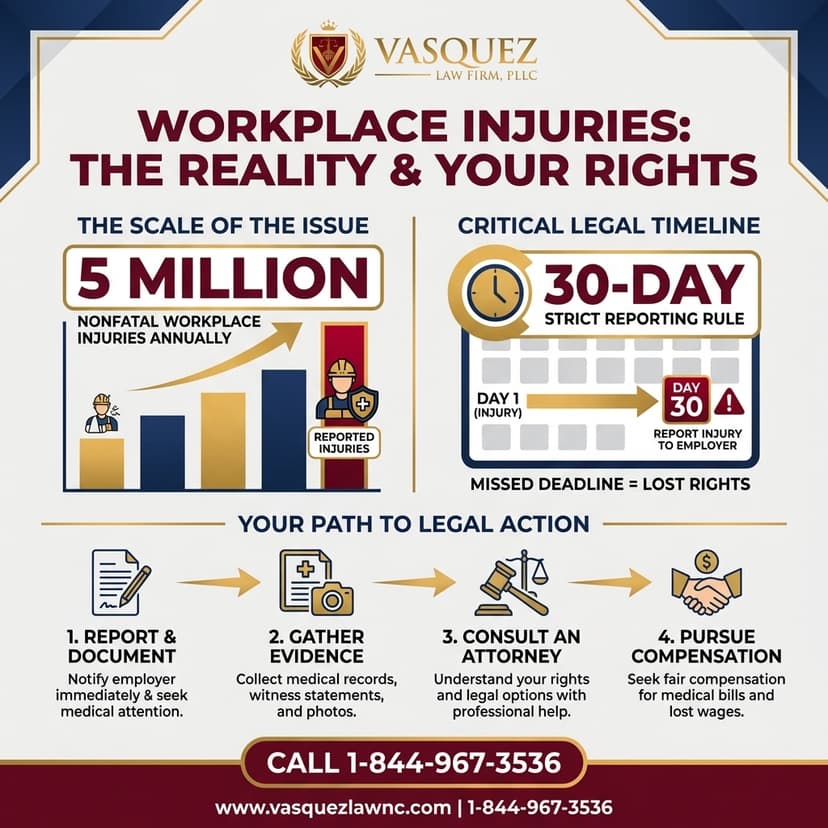 Key Statistics and Data for Workplace Injuries: What Happens After You Get Hurt in 2026
