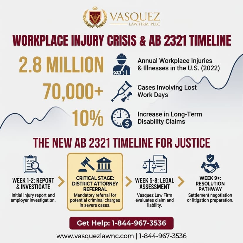 Process Timeline for How AB 2321 Changes Workplace Accident Investigations in 2026