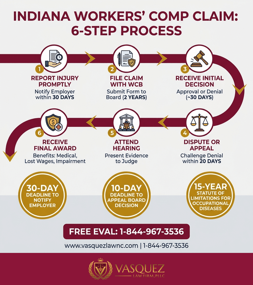 Process Timeline for How Indiana Workers Compensation Works in 2026