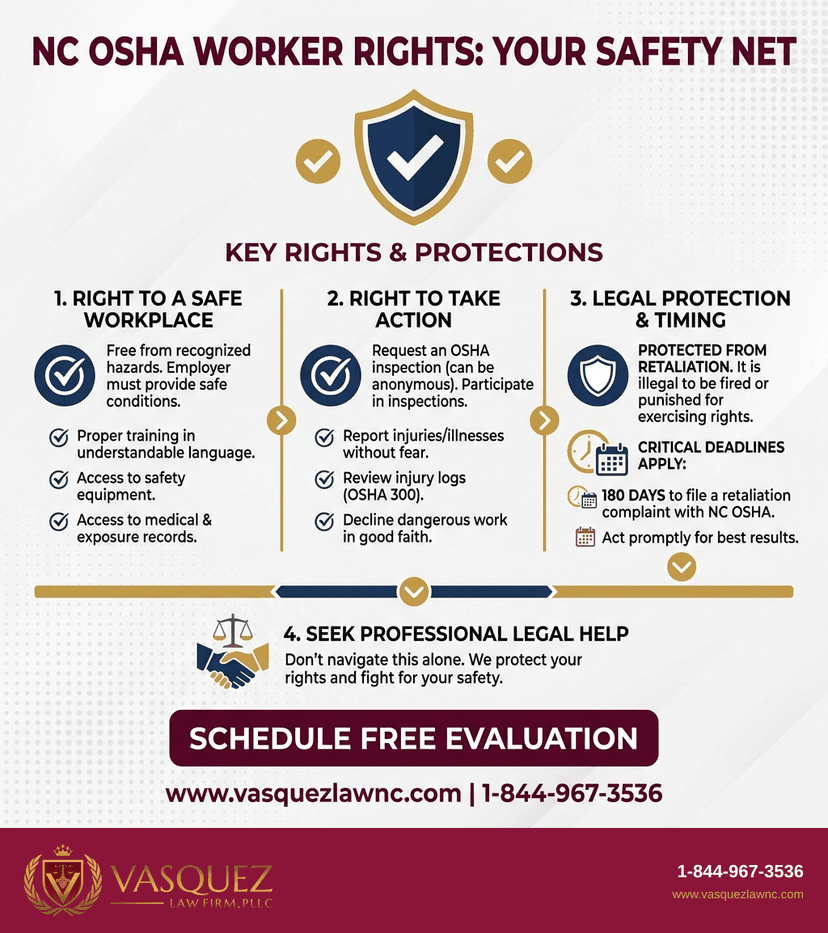Process Timeline for What the North Carolina Worker Safety Act Means in 2026